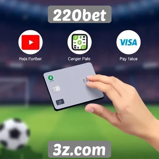 Métodos de pagamento aceitos pela 220bet